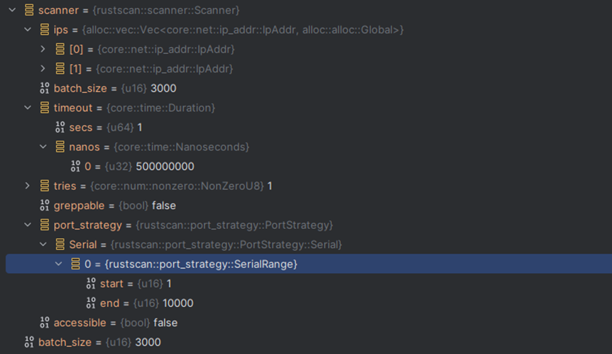 构造好的 scanner